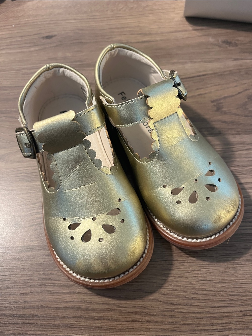 Gold Toddler Girls' Mary Jane Dress Shoes
